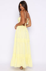 Rumour Has It Maxi Dress Lemon